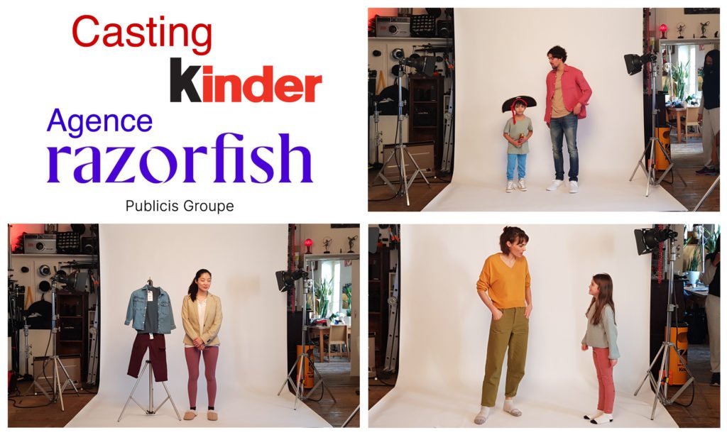 Casting Kinder - Razorfish Publicis - Good Light Studio - Location de studio photo Paris